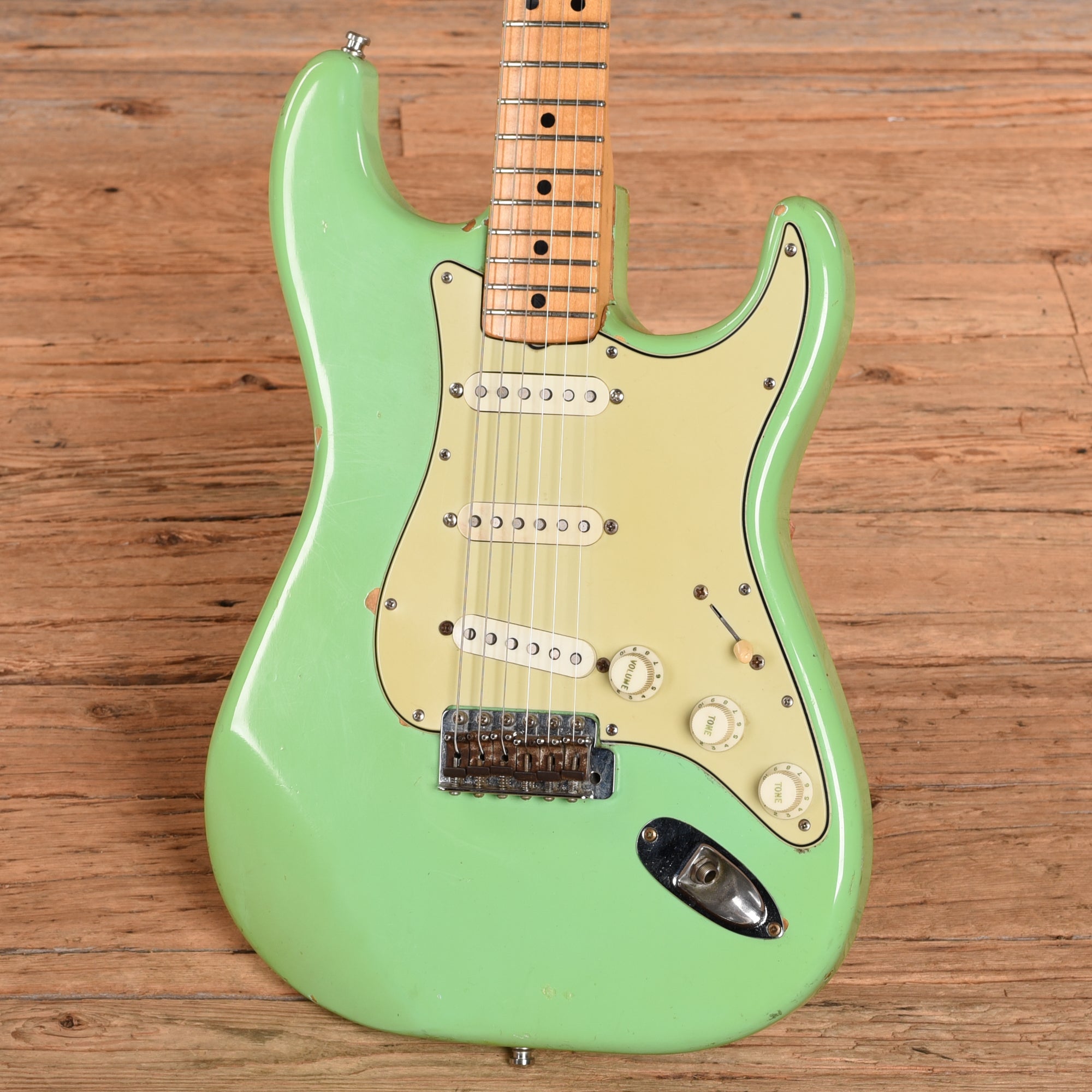 Fender 1974 Stratocaster Neck w/ Unbranded Body Seafoam Green 1974 Electric Guitars