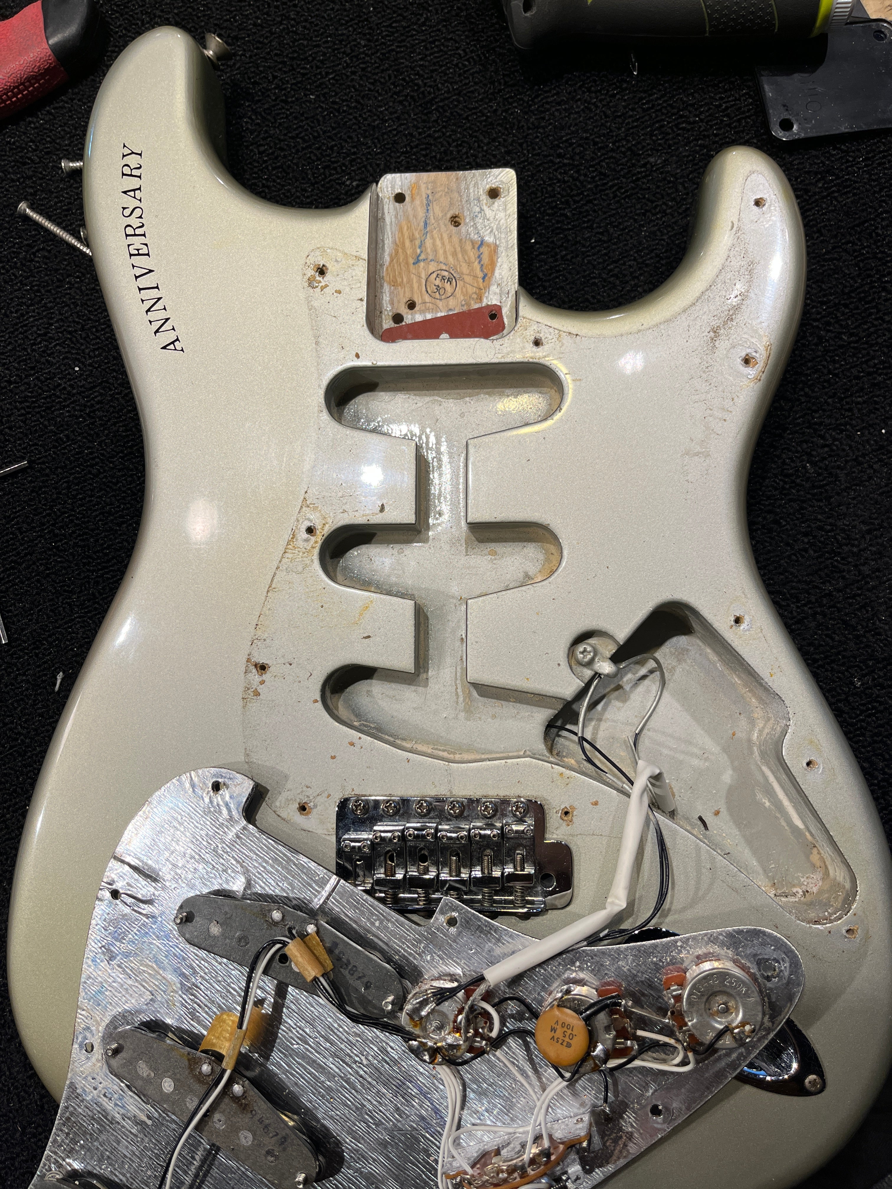 Fender 25th Anniversary Stratocaster Porsche Silver 1979 Electric Guitars