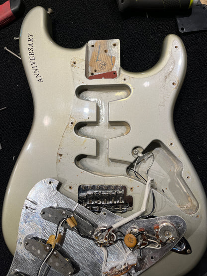 Fender 25th Anniversary Stratocaster Porsche Silver 1979 Electric Guitars