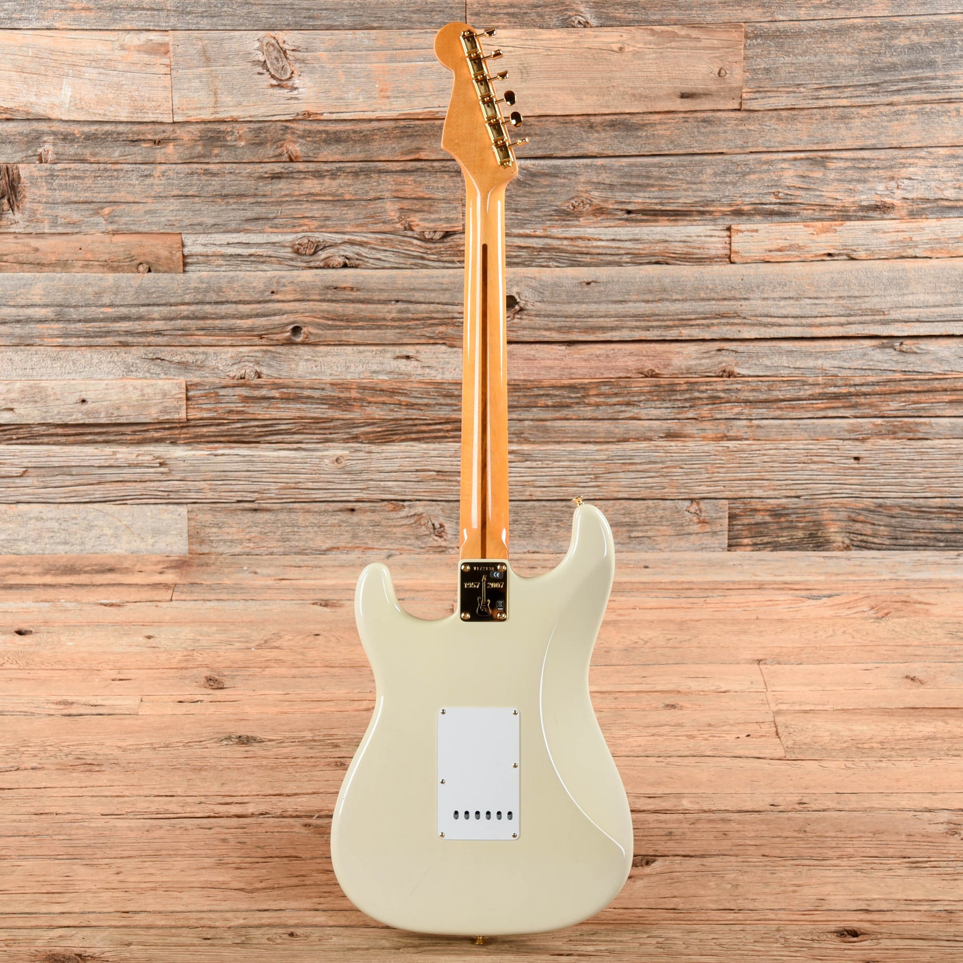 Fender 50th Anniversary American Vintage '57 Mary Kaye Stratocaster White Blonde 2007 Electric Guitars