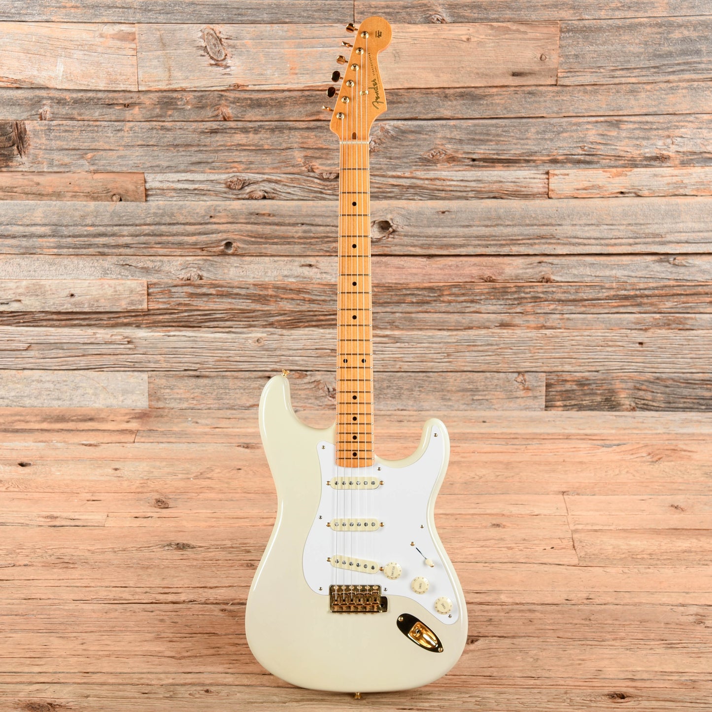Fender 50th Anniversary American Vintage '57 Mary Kaye Stratocaster White Blonde 2007 Electric Guitars