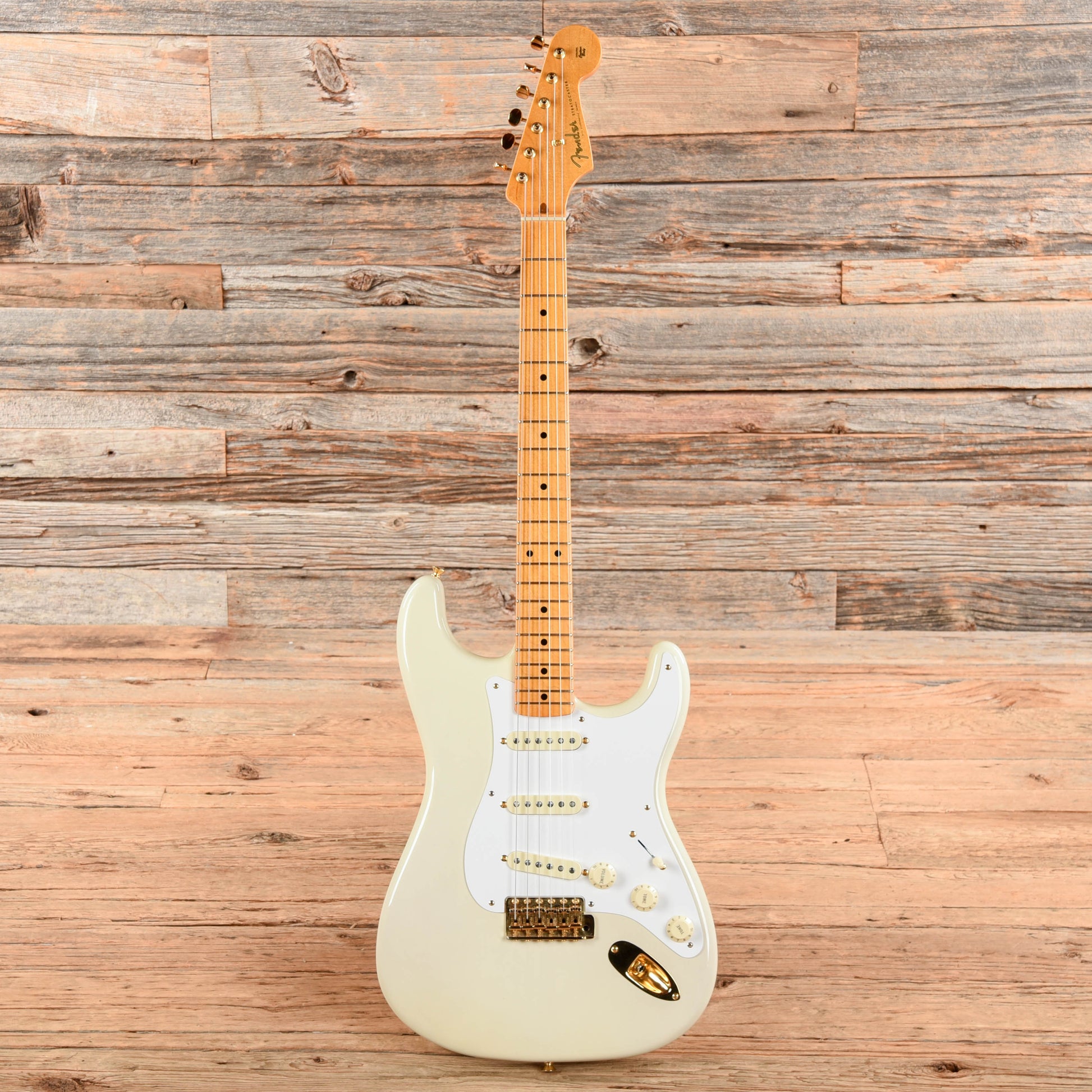Fender 50th Anniversary American Vintage '57 Mary Kaye Stratocaster White Blonde 2007 Electric Guitars