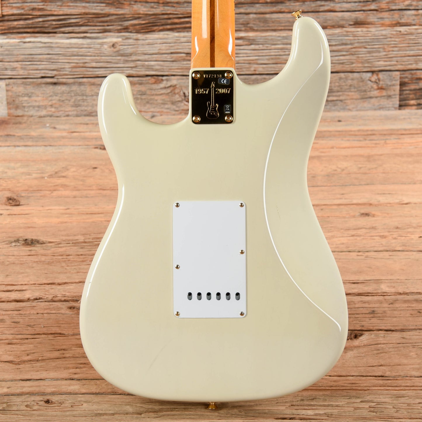 Fender 50th Anniversary American Vintage '57 Mary Kaye Stratocaster White Blonde 2007 Electric Guitars