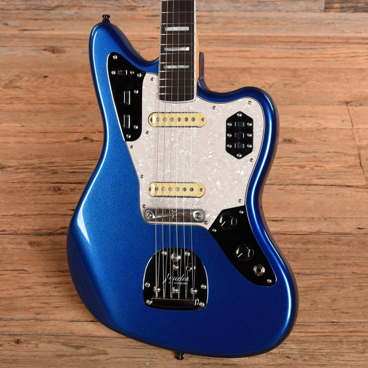 Fender 60th Anniversary Jaguar Lake Placid Blue Sparkle 2021 Electric Guitars