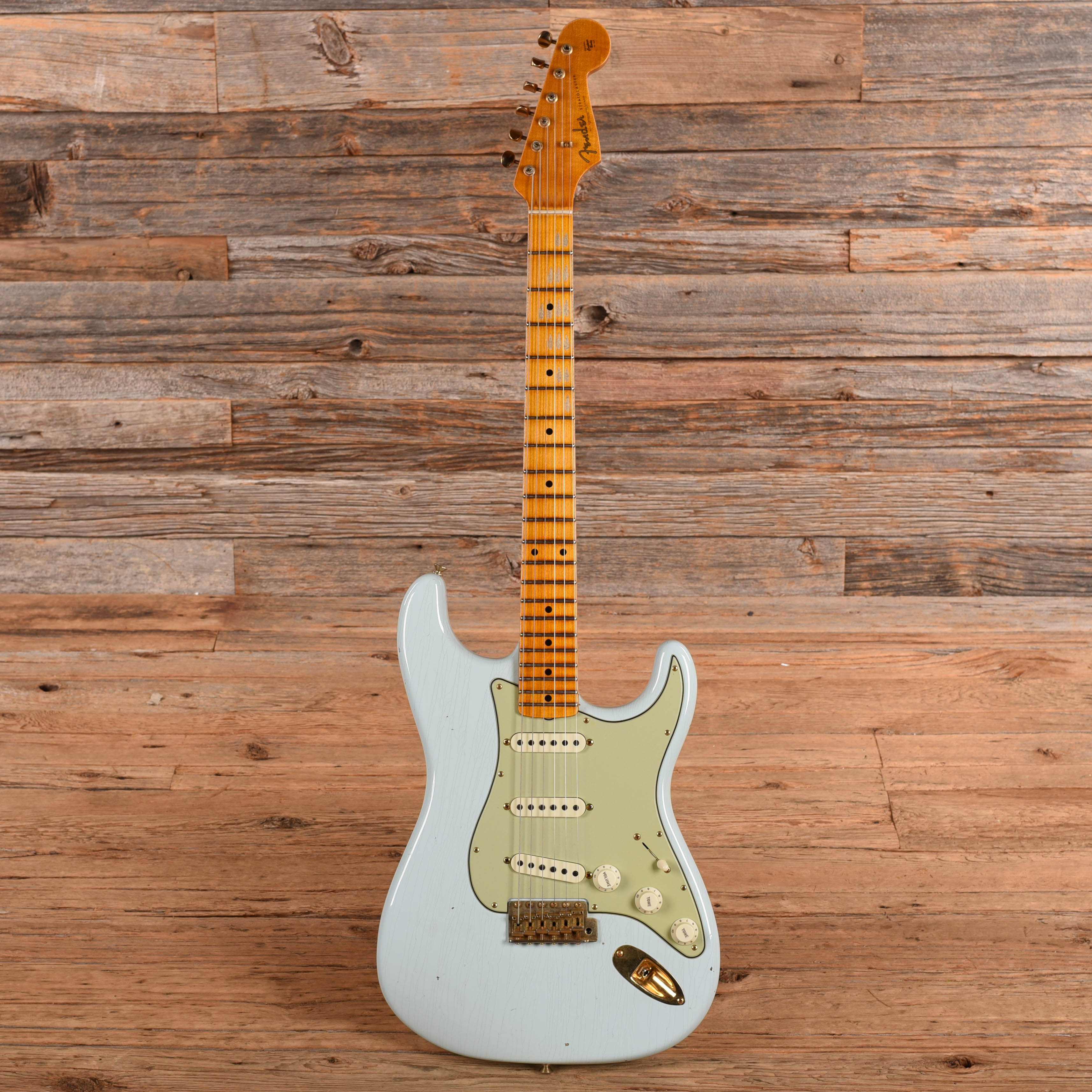 Fender `62 Strat Journeyman Relic Sonic Blue 2022 Electric Guitars