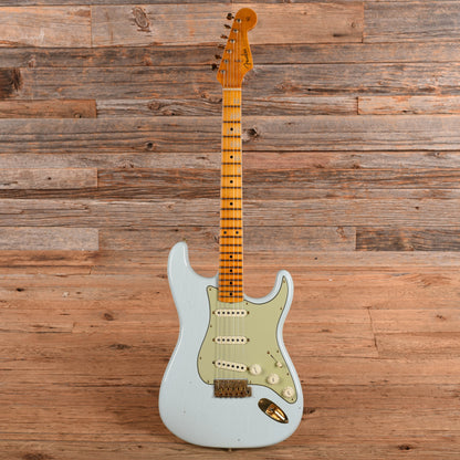 Fender `62 Strat Journeyman Relic Sonic Blue 2022 Electric Guitars
