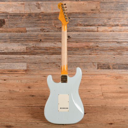 Fender `62 Strat Journeyman Relic Sonic Blue 2022 Electric Guitars