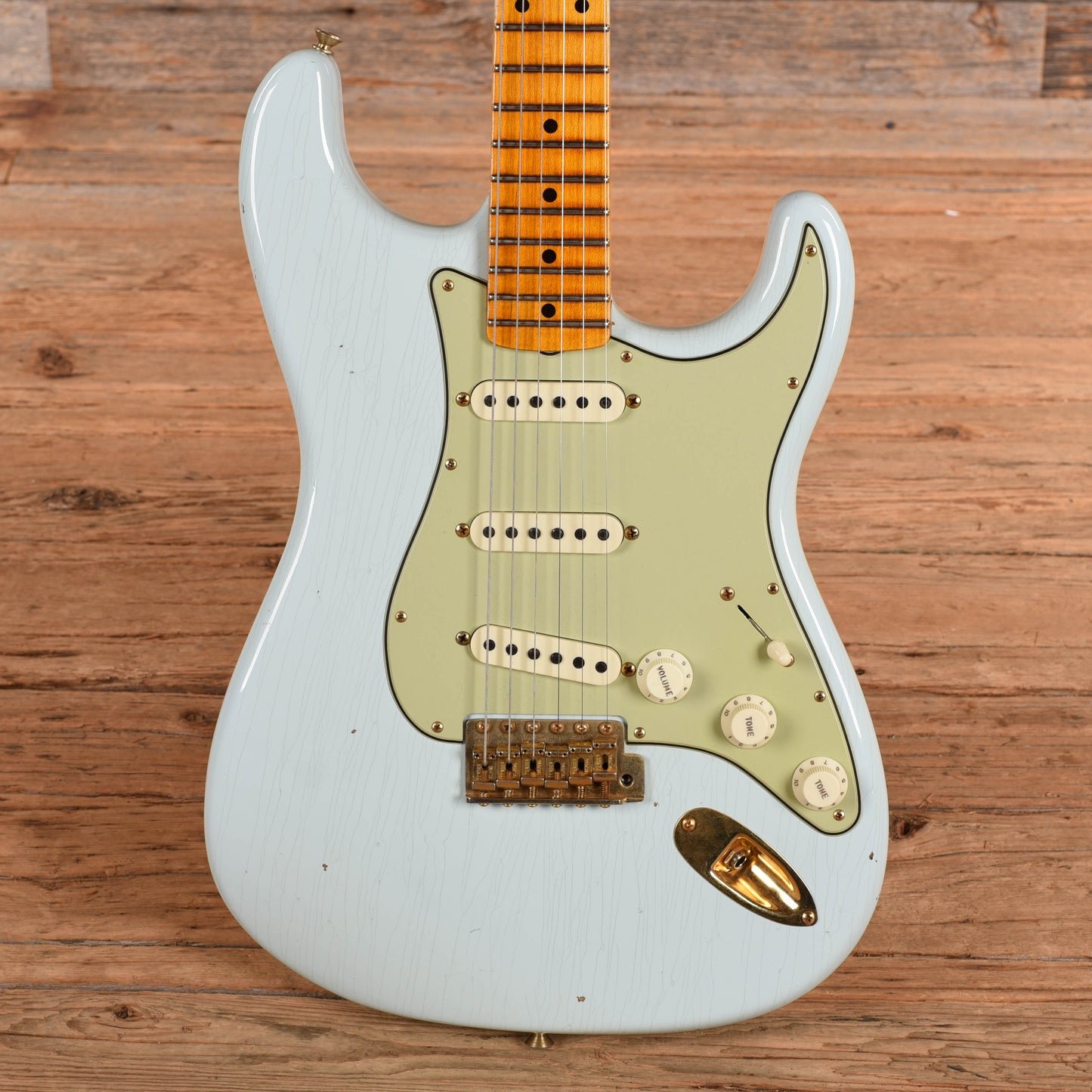 Fender `62 Strat Journeyman Relic Sonic Blue 2022 Electric Guitars