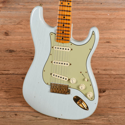 Fender `62 Strat Journeyman Relic Sonic Blue 2022 Electric Guitars