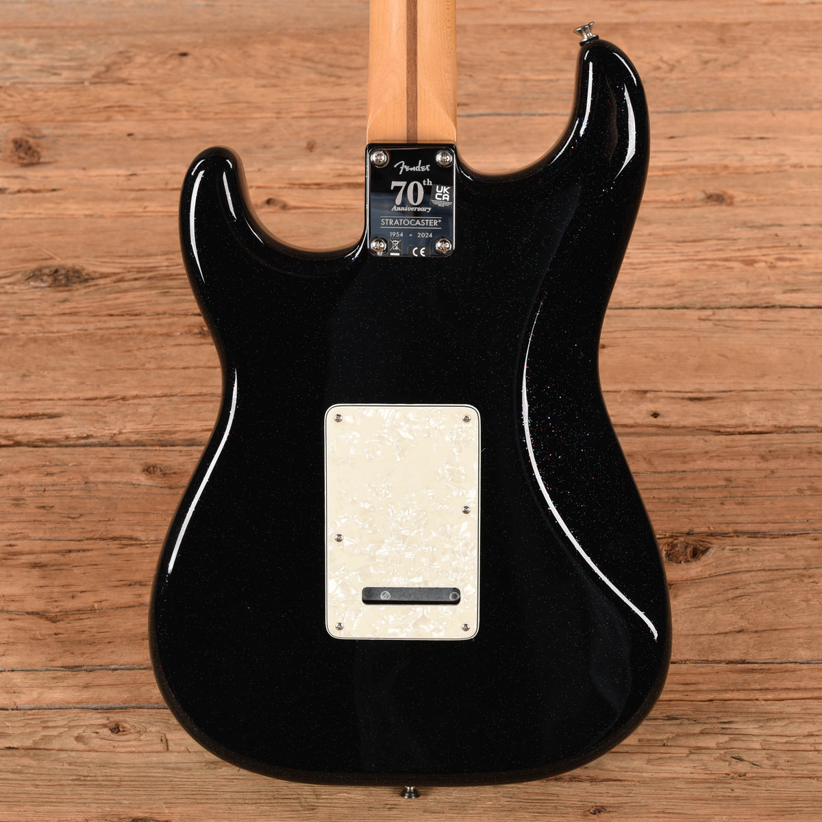 Fender 70th Anniversary Player Stratocaster Black 2024 Electric Guitars