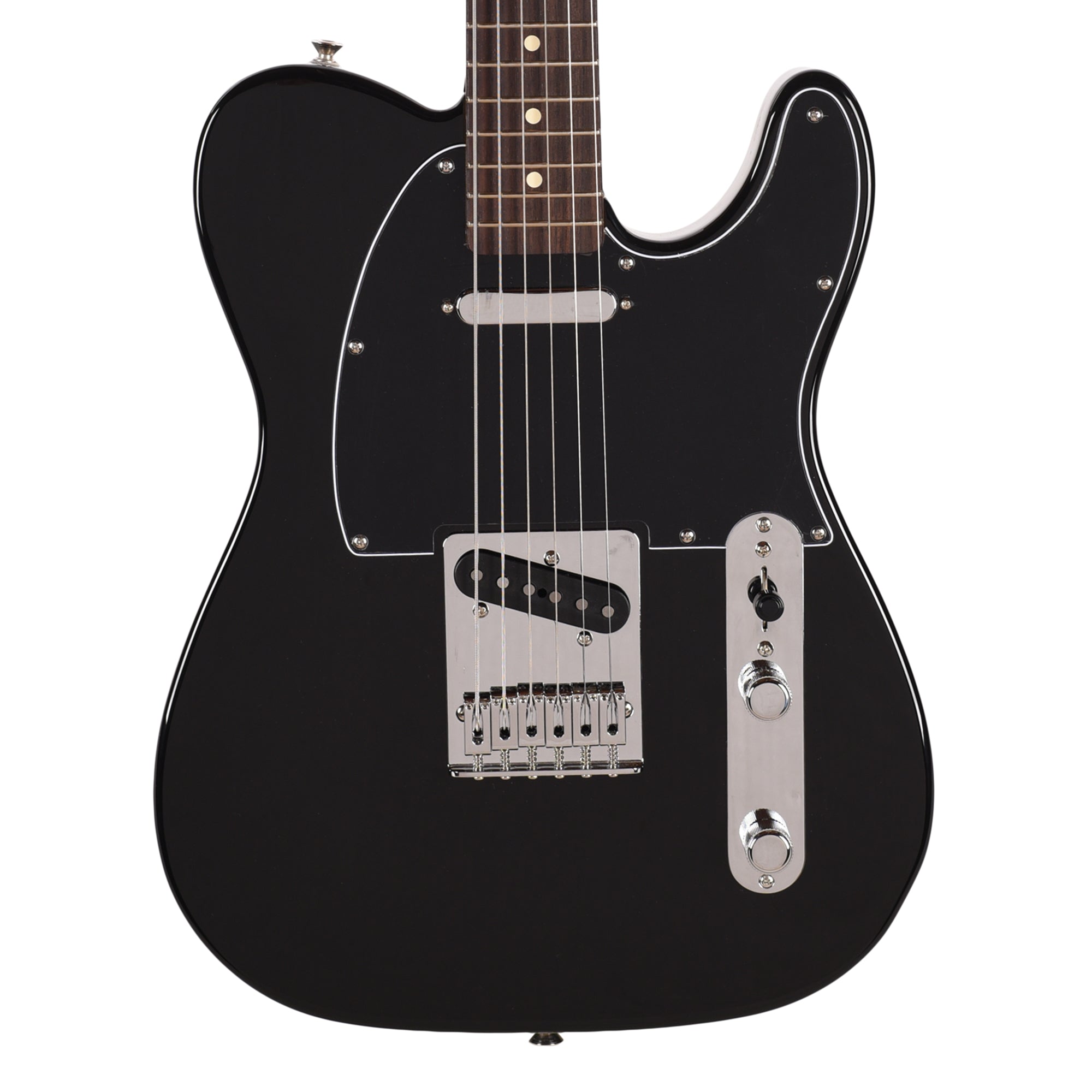 Fender 75th Anniversary Player II Baritone Telecaster Black Electric Guitars