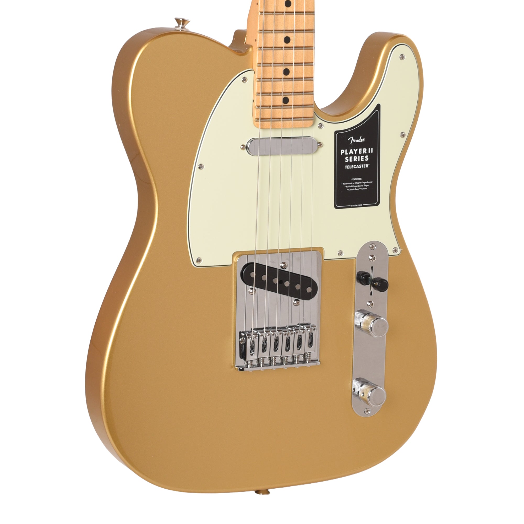 Fender 75th Anniversary Player II Telecaster Aztec Gold Electric Guitars