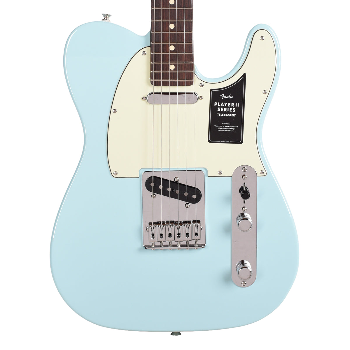 Fender 75th Anniversary Player II Telecaster Daphne Blue Electric Guitars