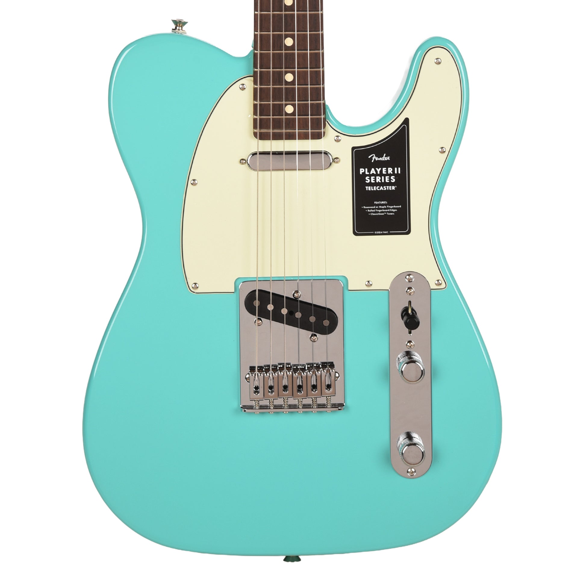 Fender 75th Anniversary Player II Telecaster Seafoam Green Electric Guitars