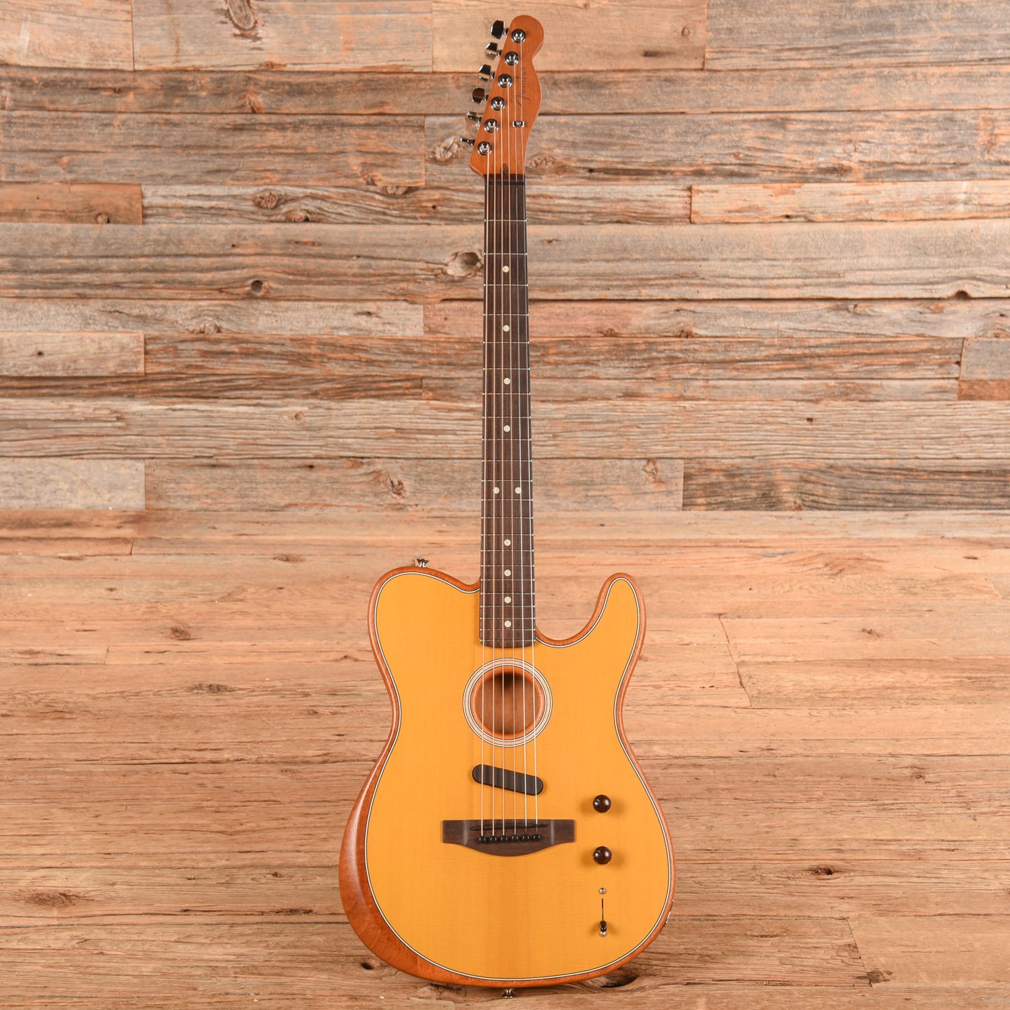 Fender Acoustasonic Player Telecaster Natural 2021 Electric Guitars