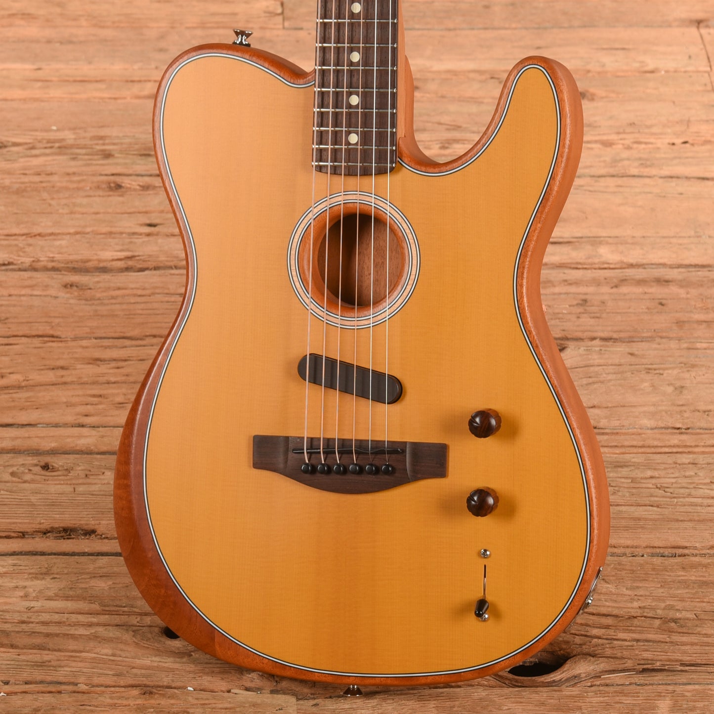 Fender Acoustasonic Player Telecaster Natural 2021 Electric Guitars