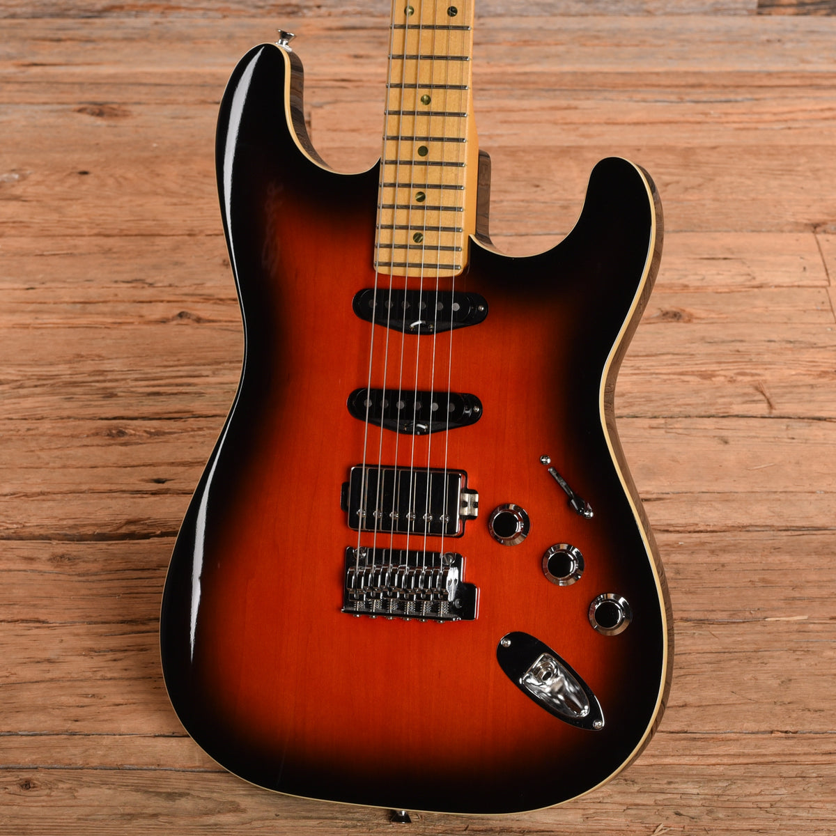 Fender Aerodyne Special Stratocaster HSS Hot Rod Burst 2023 Electric Guitars
