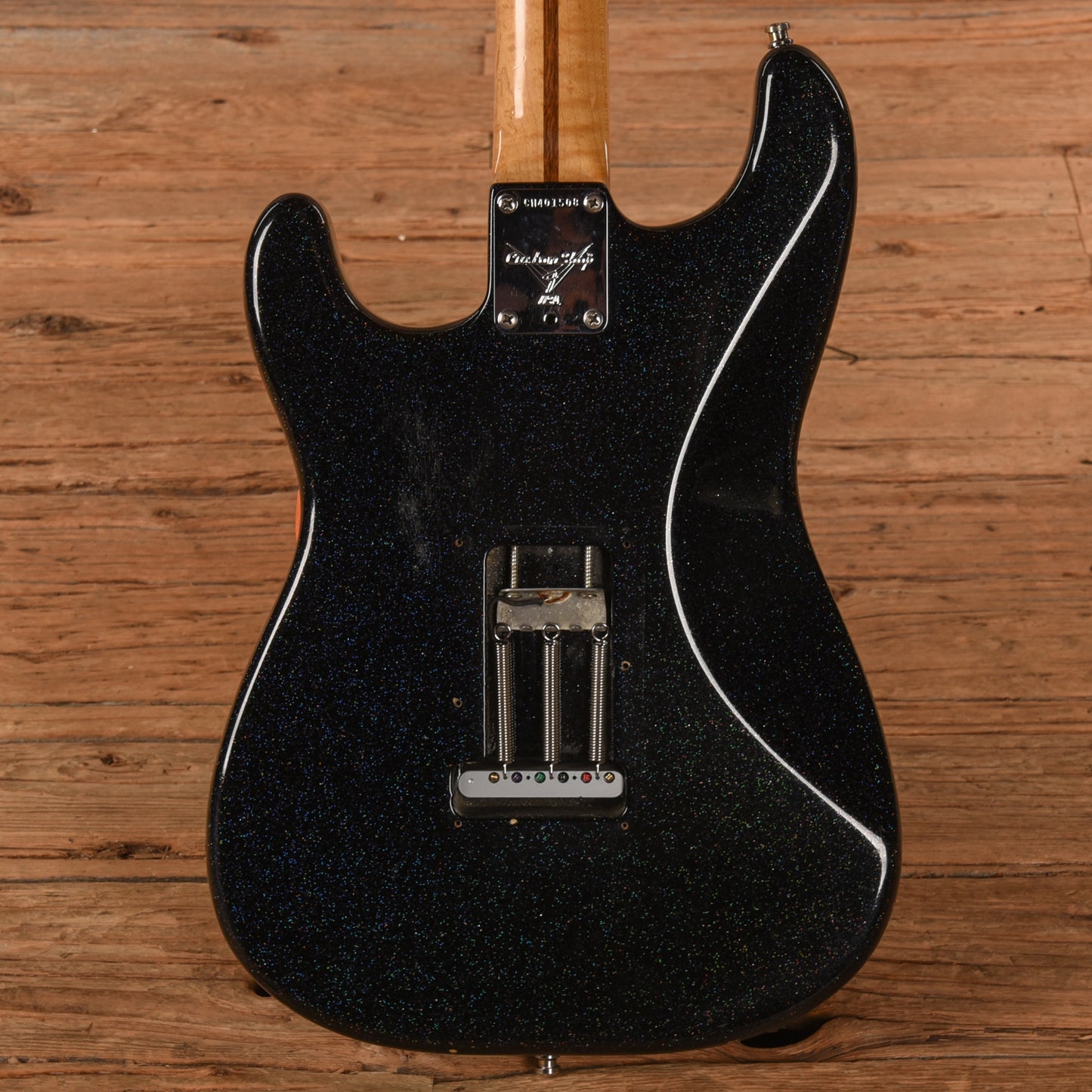 Fender American Classic Stratocaster Holographic Flake Black Sparkle 1995 Electric Guitars