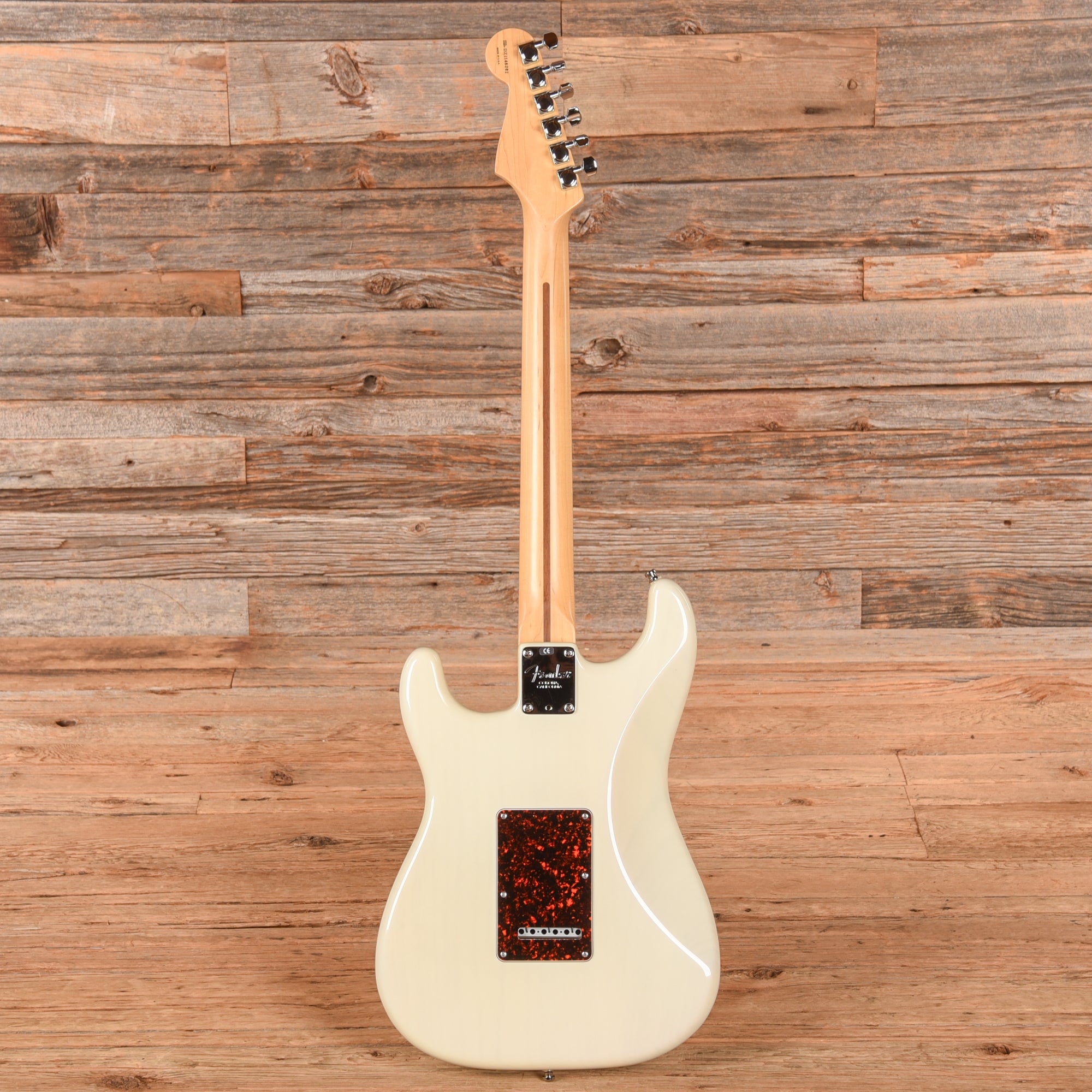 Fender American Deluxe Stratocaster White Blonde 2001 Electric Guitars