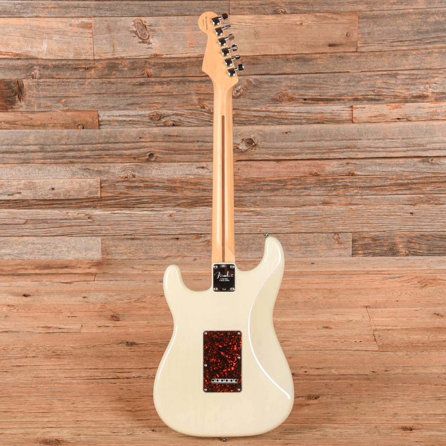 Fender American Deluxe Stratocaster White Blonde 2001 Electric Guitars