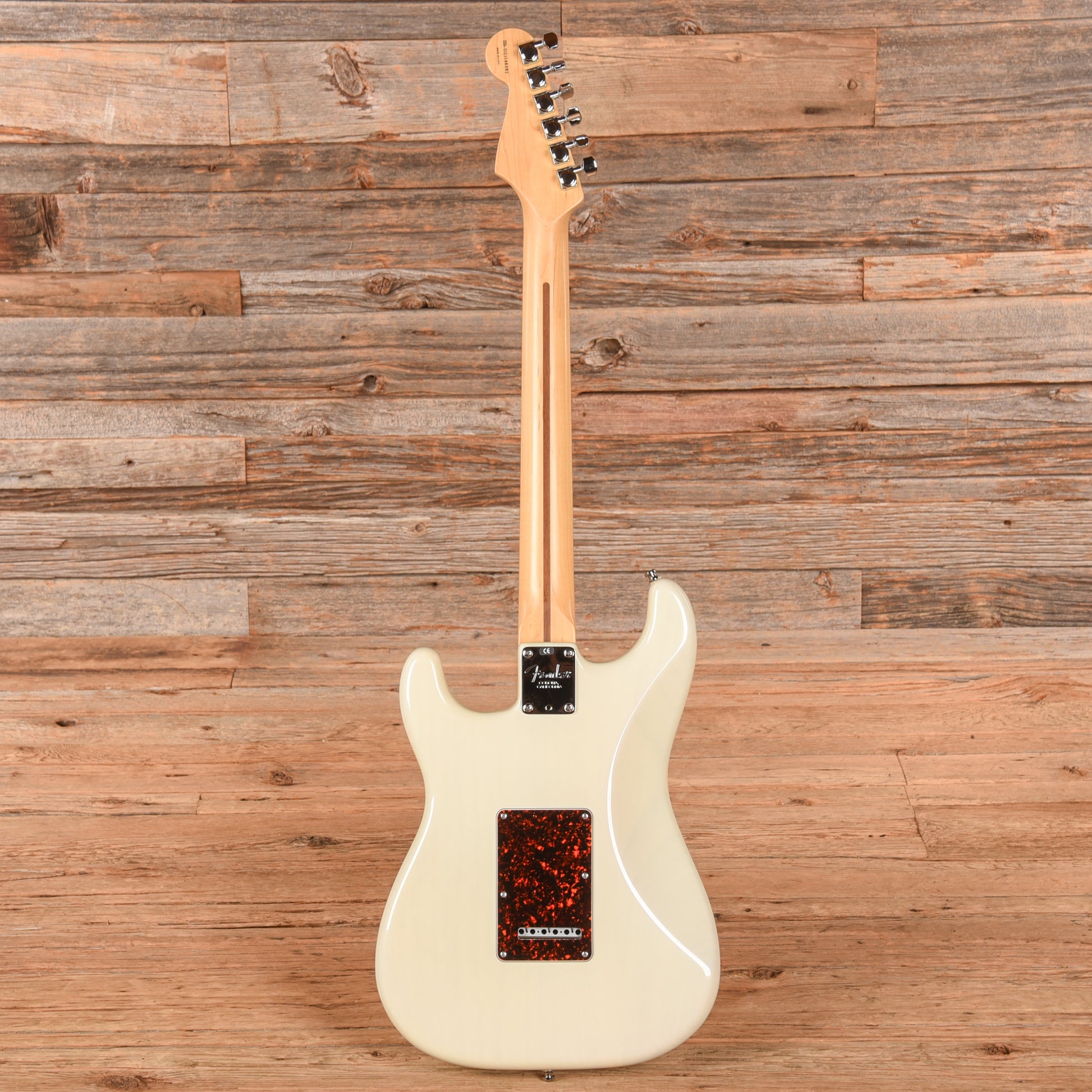 Fender American Deluxe Stratocaster White Blonde 2001 Electric Guitars