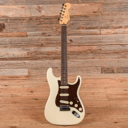 Fender American Deluxe Stratocaster White Blonde 2001 Electric Guitars