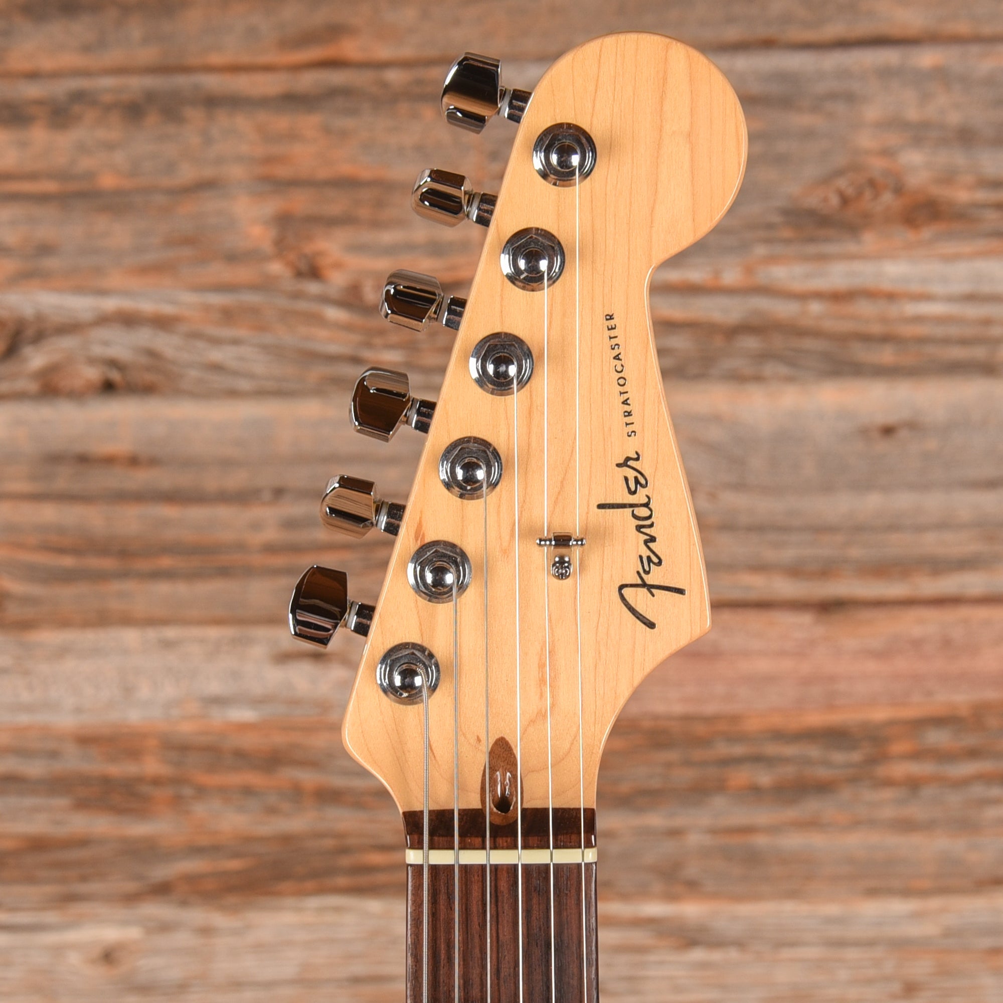Fender American Deluxe Stratocaster White Blonde 2001 Electric Guitars