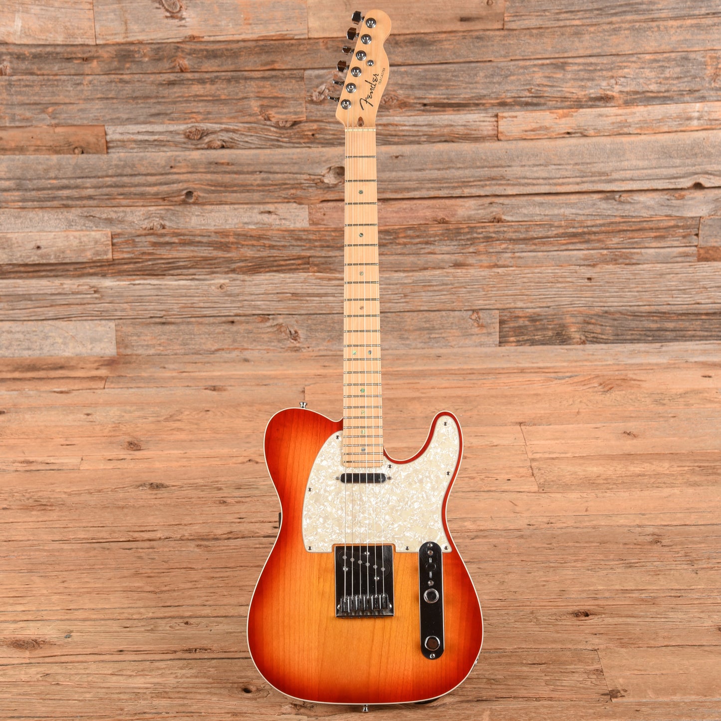 Fender American Deluxe Telecaster Aged Cherry Sunburst 2007 Electric Guitars