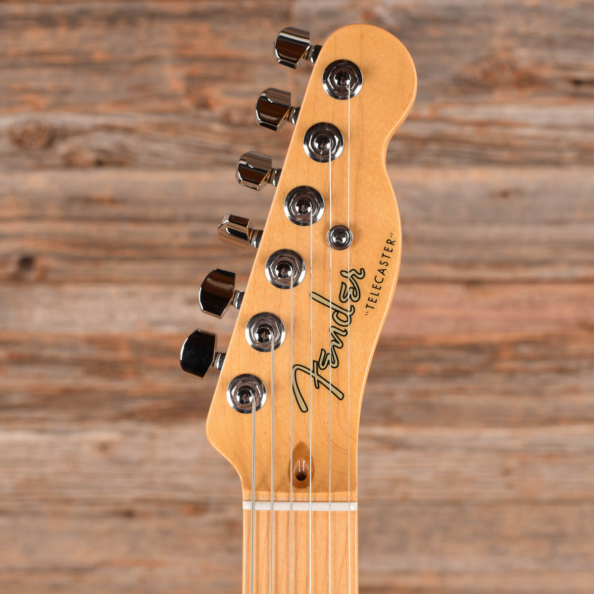 Fender American Deluxe Telecaster Ash Wine Transparent 2010 Electric Guitars
