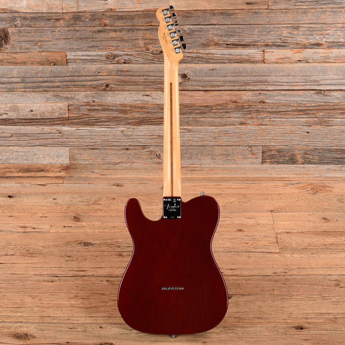 Fender American Deluxe Telecaster Ash Wine Transparent 2010 Electric Guitars