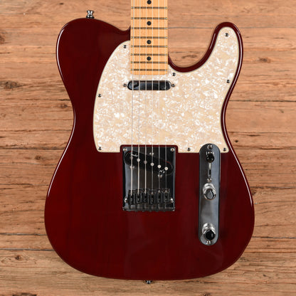 Fender American Deluxe Telecaster Ash Wine Transparent 2010 Electric Guitars