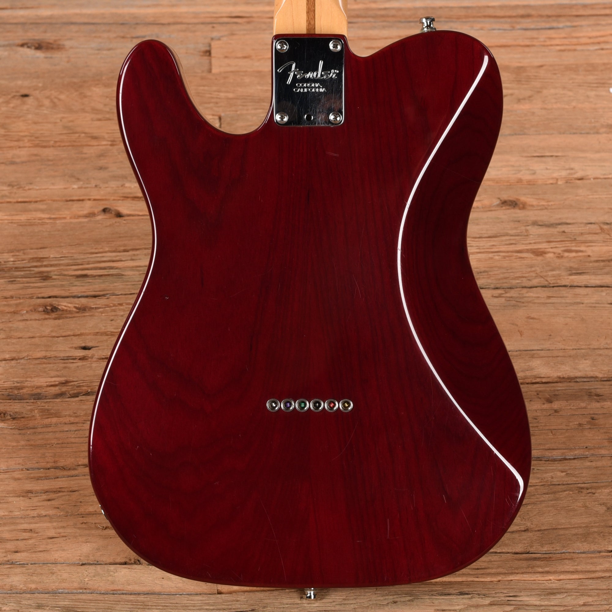 Fender American Deluxe Telecaster Crimson Red Transparent 1999 Electric Guitars