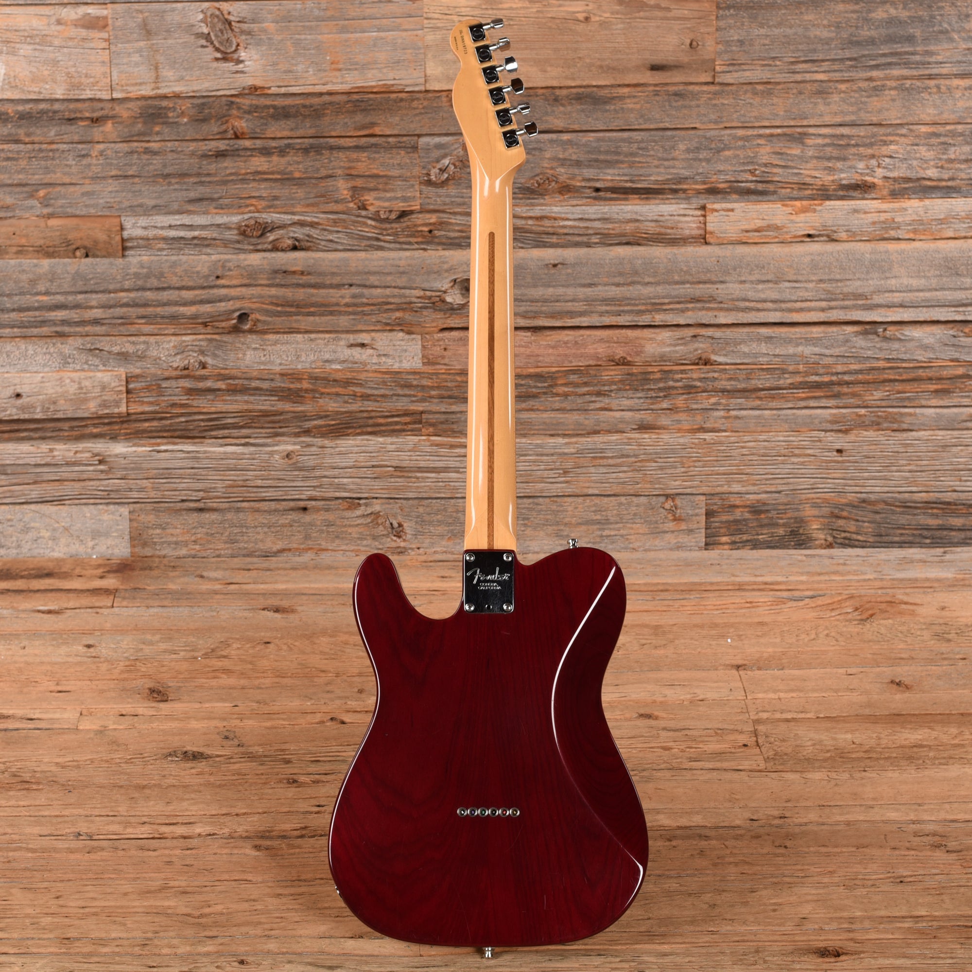 Fender American Deluxe Telecaster Crimson Red Transparent 1999 Electric Guitars