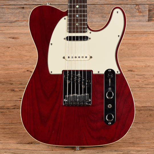 Fender American Deluxe Telecaster Crimson Red Transparent 1999 Electric Guitars