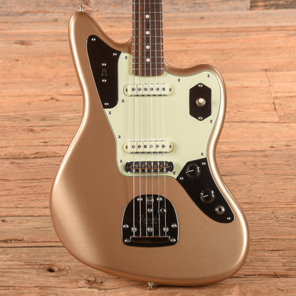 Fender American Professional Classic Jaguar Faded Firemist Gold 2025 Electric Guitars