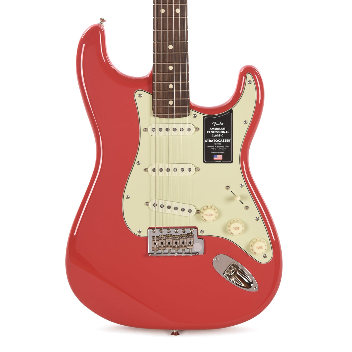 Fender American Professional Classic Stratocaster Faded Dakota Red Electric Guitars