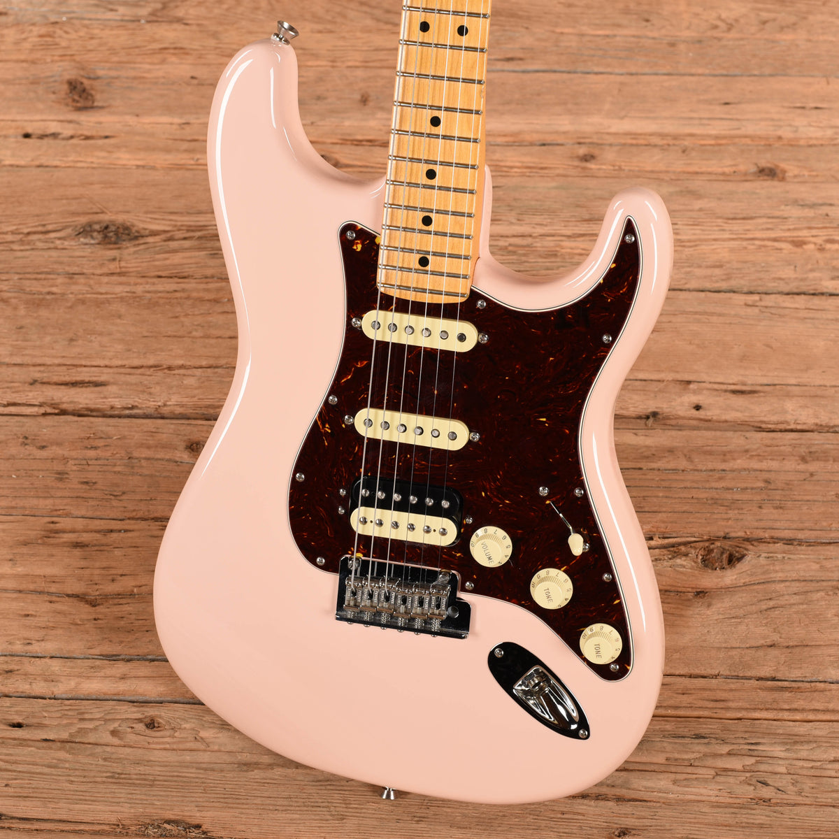 Fender American Professional II Stratocaster HSS Shell Pink 2022 Electric Guitars