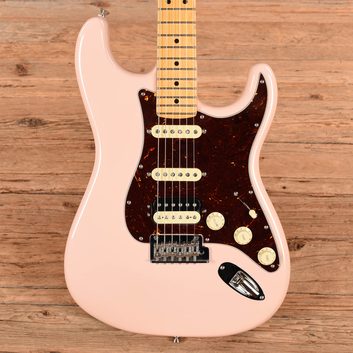 Fender American Professional II Stratocaster HSS Shell Pink 2022 Electric Guitars