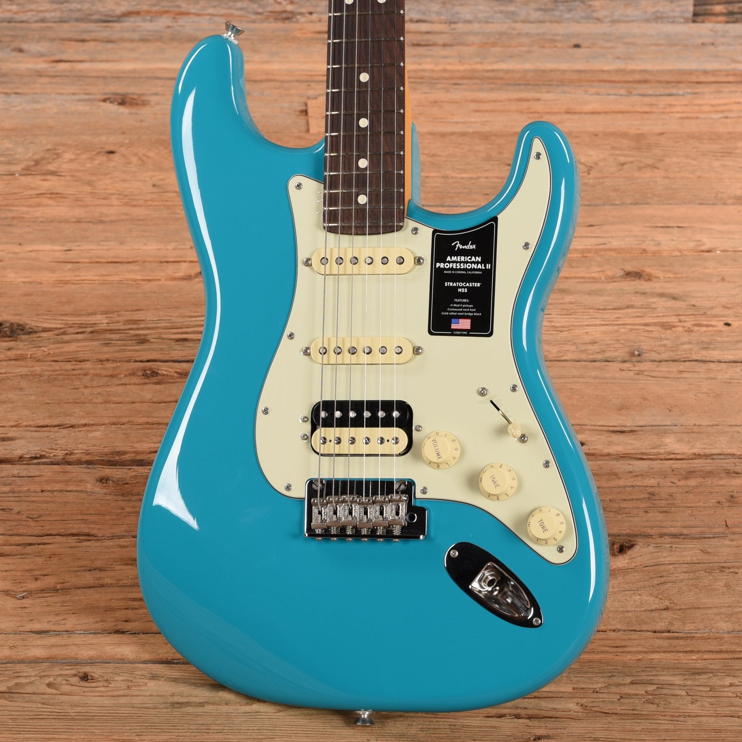 Fender American Professional II Stratocaster Miami Blue 2025 Electric Guitars