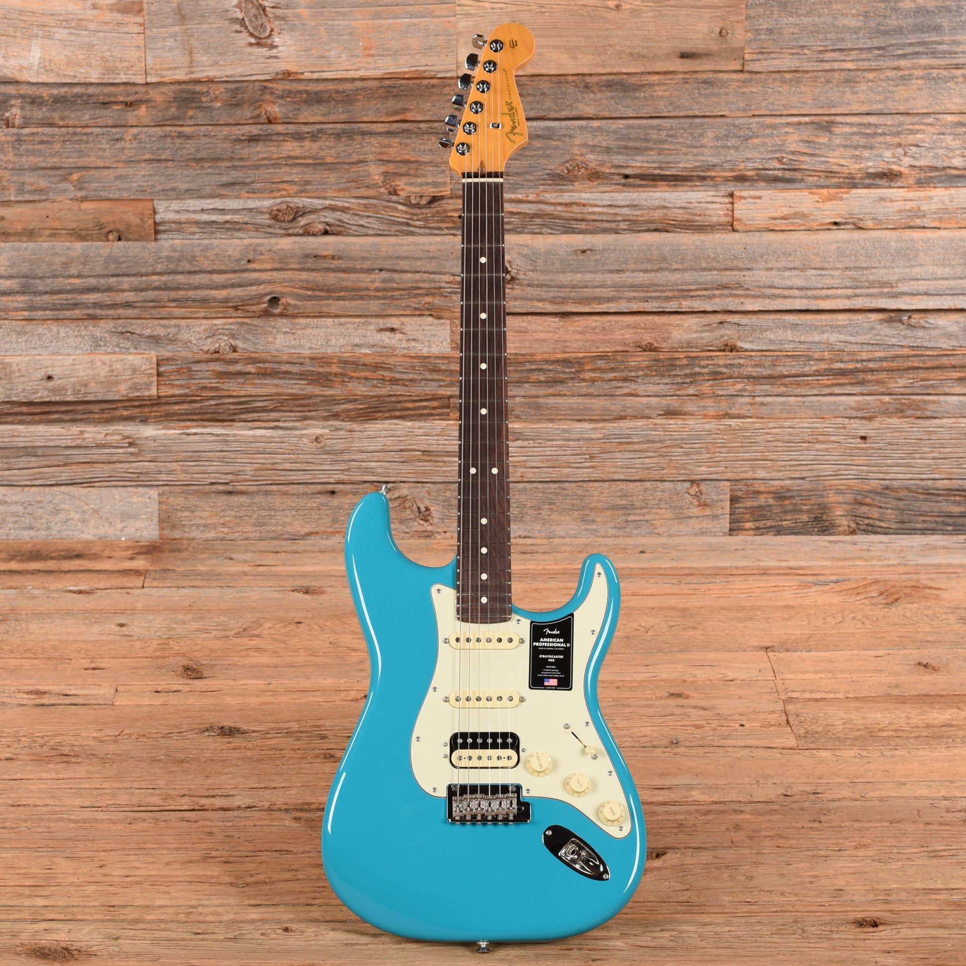 Fender American Professional II Stratocaster Miami Blue 2025 Electric Guitars