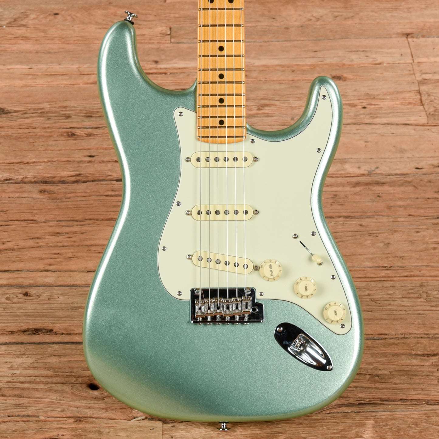 Fender American Professional II Stratocaster Mystic Surf Green 2021 Electric Guitars