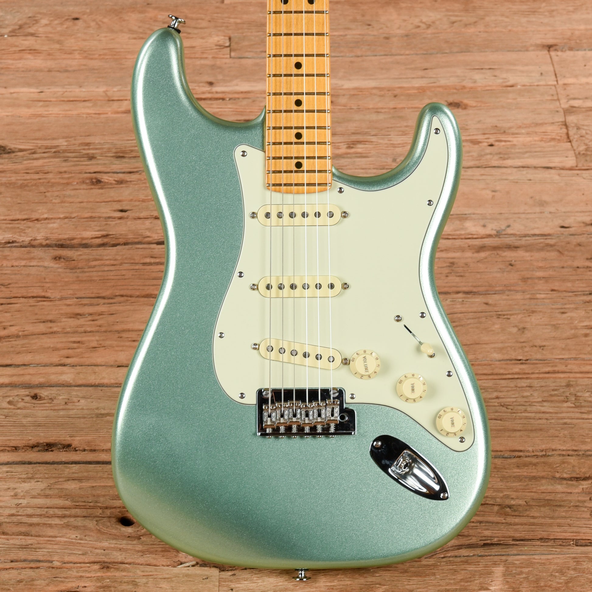 Fender American Professional II Stratocaster Mystic Surf Green 2021 Electric Guitars
