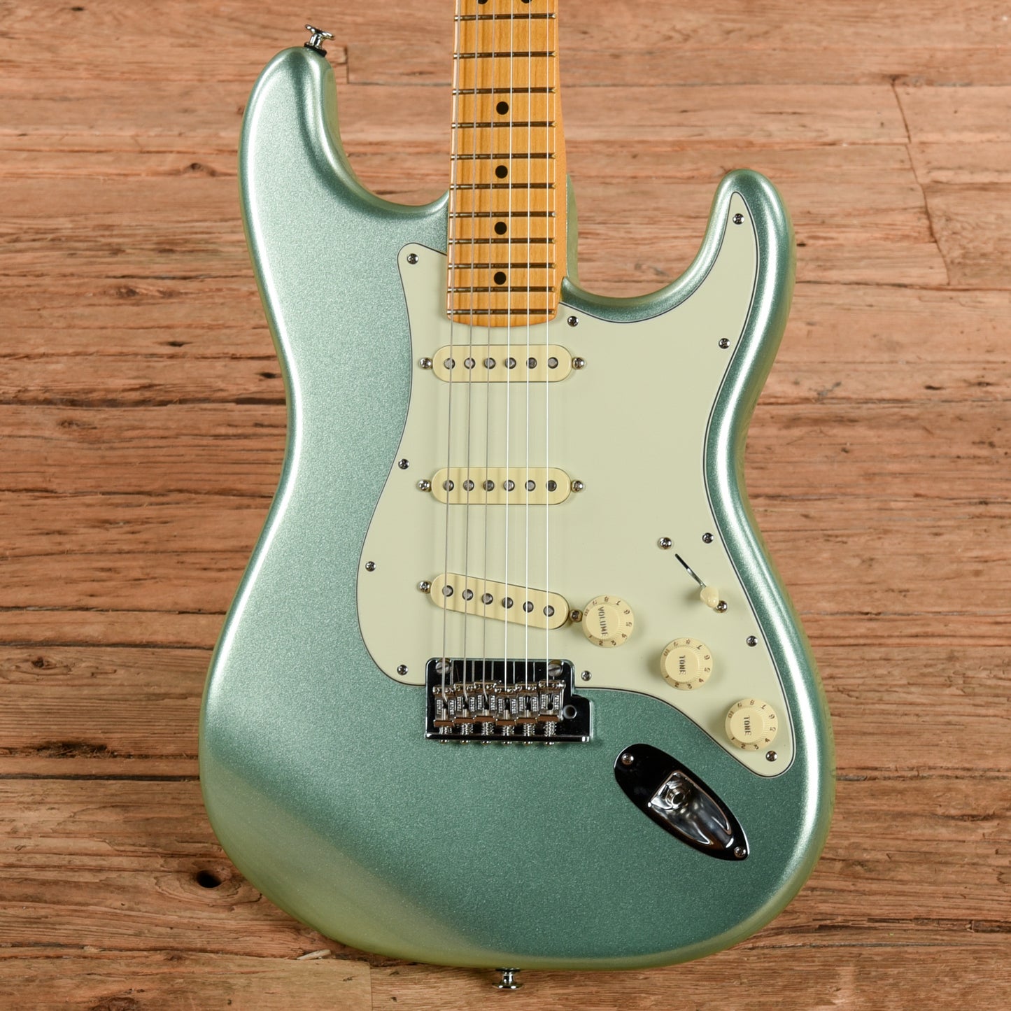 Fender American Professional II Stratocaster Mystic Surf Green 2021 Electric Guitars