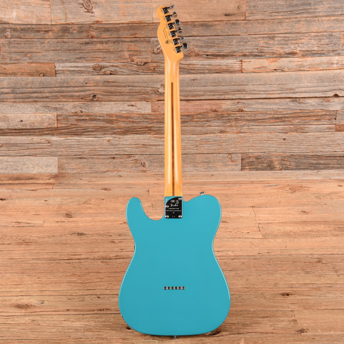 Fender American Professional II Telecaster Miami Blue 2021 Electric Guitars
