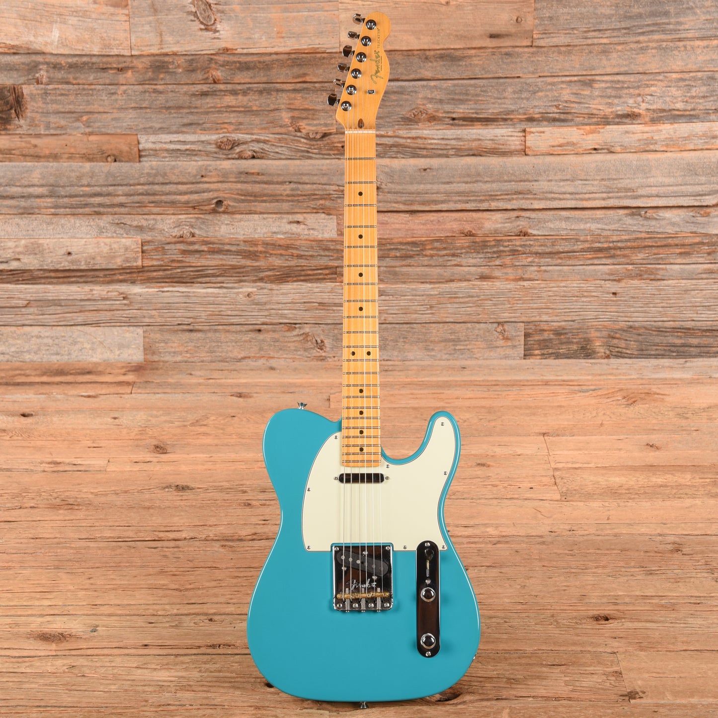Fender American Professional II Telecaster Miami Blue 2021 Electric Guitars