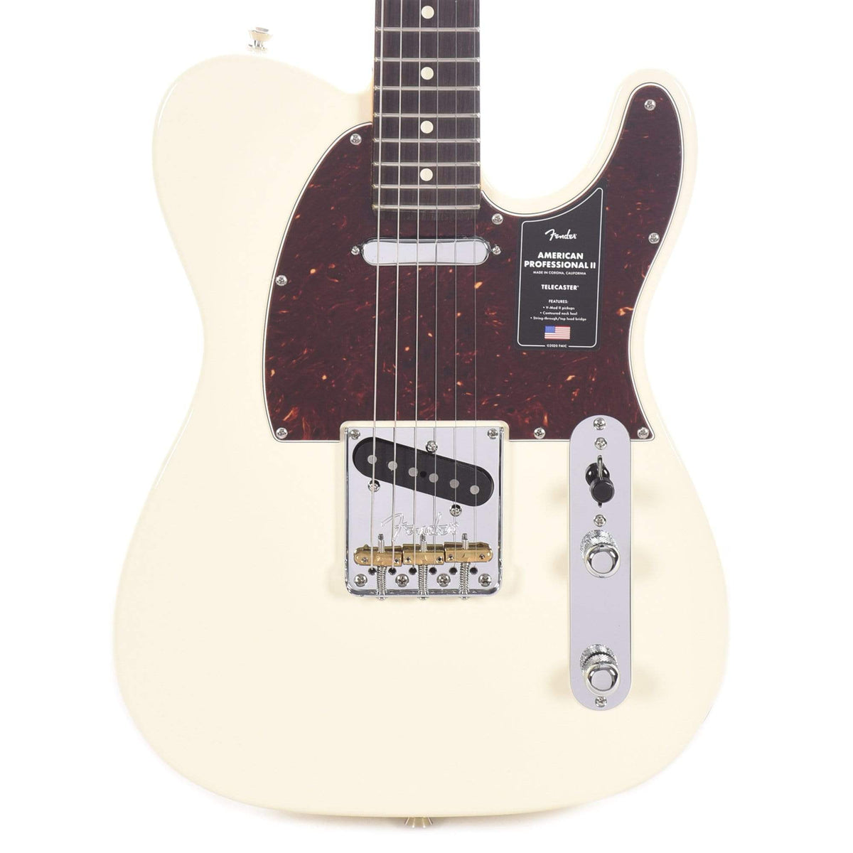 Fender American Professional II Telecaster Olympic White Electric Guitars