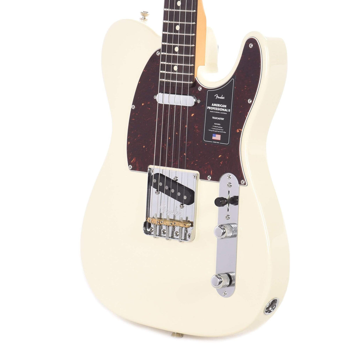 Fender American Professional II Telecaster Olympic White Electric Guitars