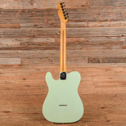 Fender American Professional II Telecaster Thinline Transparent Surf Green 2024 Electric Guitars