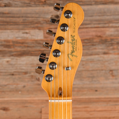 Fender American Professional II Telecaster Thinline Transparent Surf Green 2024 Electric Guitars
