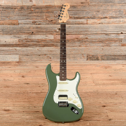 Fender American Professional Stratocaster HSS Shawbucker Antique Olive 2019 Electric Guitars